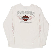  Vintage white Harley Davidson Long Sleeve T-Shirt - mens x-large