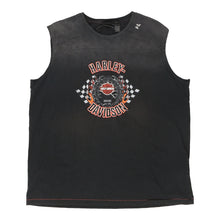  Vintage black Harley Davidson Vest - mens xx-large