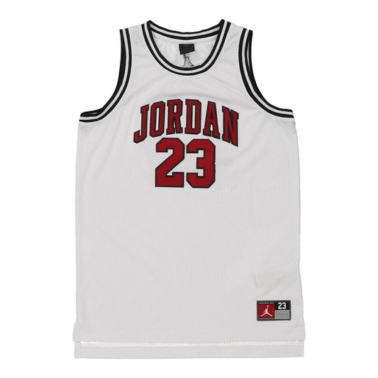 Vintage Age 13-15 Jordan Jersey - XL White Polyester