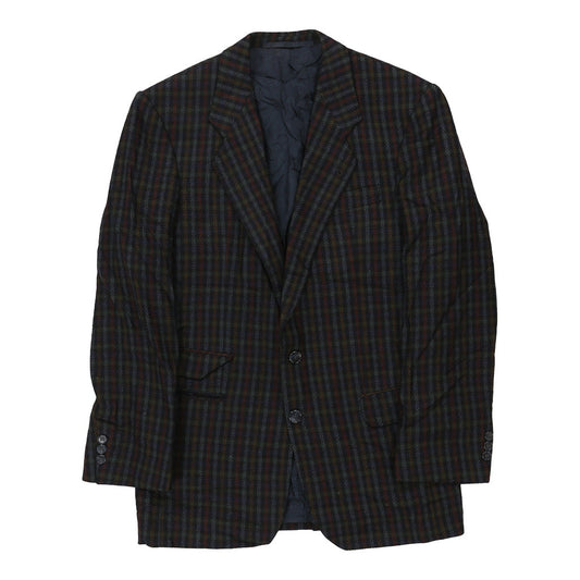 Vintage Schuler Checked Blazer - Medium Multicoloured Wool