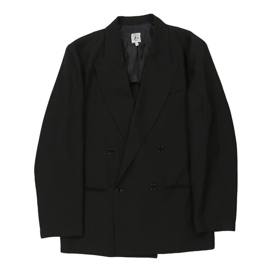 Vintage Isacco Blazer - Medium Black Wool