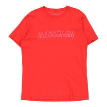  Napapijri Spellout T-Shirt - XL Red Cotton t-shirt Napapijri   