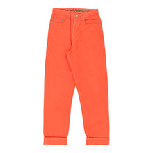  Vintage orange 703 Benetton Trousers - womens 28" waist