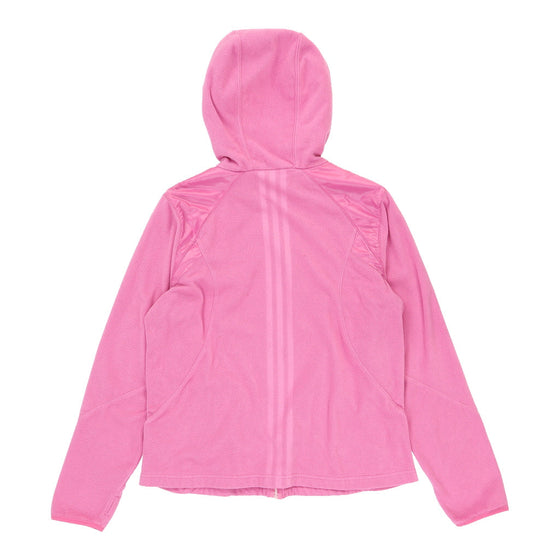 Adidas Hoodie - Large Pink Polyester hoodie Adidas   