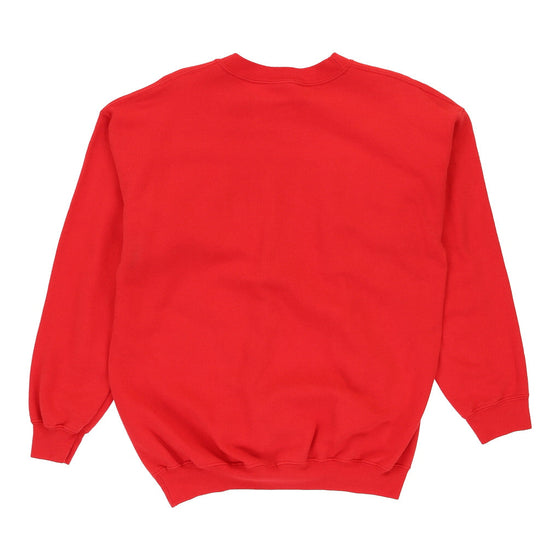 Clay County Fair Gildan Sweatshirt - Large Red Cotton Blend sweatshirt Gildan   
