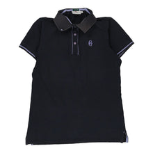  Conte Of Florence Polo Shirt - Small Navy Cotton - Thrifted.com
