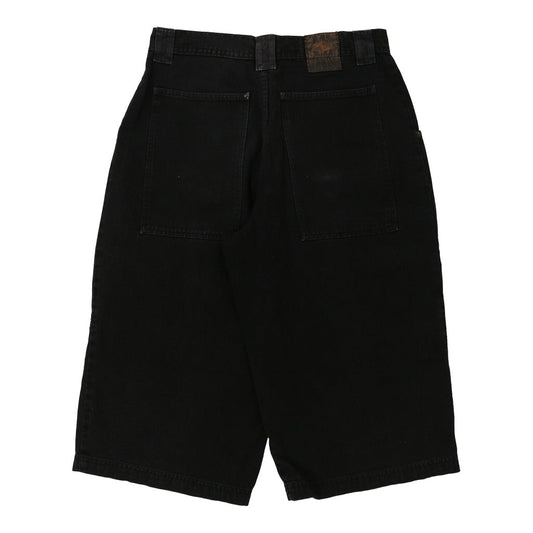 Vintage Hip Hop Unbranded Denim Shorts - 32W 19L Black Cotton