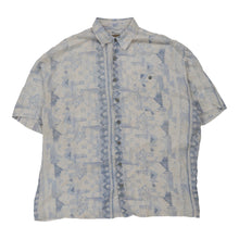  Vintage blue Unbranded Patterned Shirt - mens large