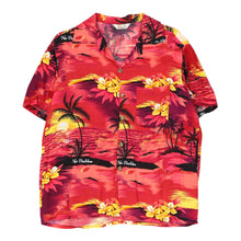  Aremar Hawaiian Shirt - Large Red Cotton - Thrifted.com