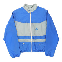  Puma Jacket - Large Blue Polyester - Thrifted.com