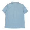 Diadora Polo Shirt - Medium Blue Cotton - Thrifted.com