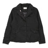 Conte Of Florence Jacket - Medium Black Polyester Blend - Thrifted.com