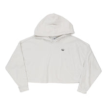  Adidas Cropped Hoodie - Small White Cotton - Thrifted.com