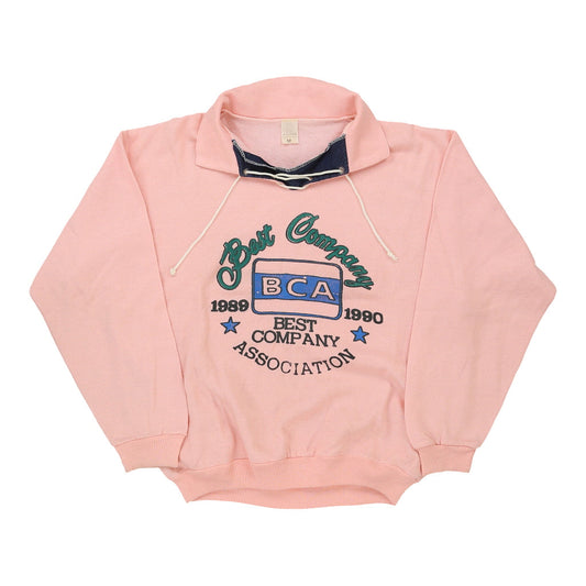 Vintage pink Best Company Sweatshirt - mens medium