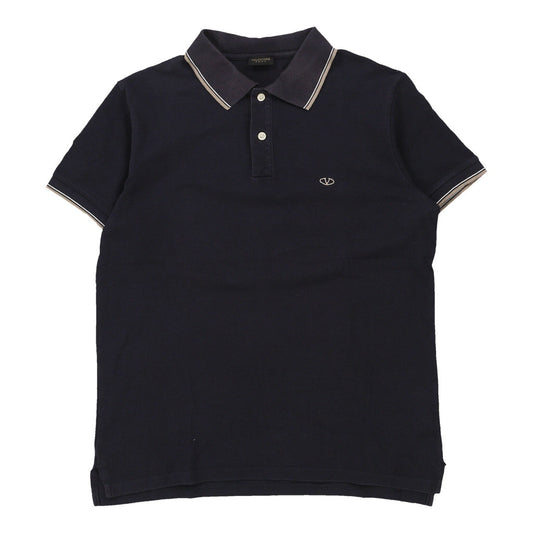 Vintage navy Valentino Polo Shirt - mens large