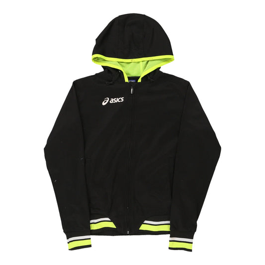 Vintage black Age 12-13 Asics Hoodie - boys large