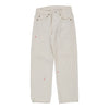 Vintage white 501 Levis Jeans - womens 27" waist