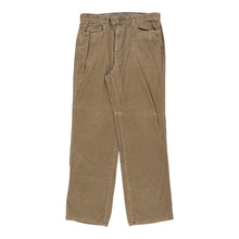  Vintage brown Calvin Klein Cord Trousers - mens 35" waist