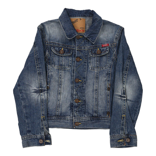 Vintage Wild Denim Jacket - Small Blue Cotton