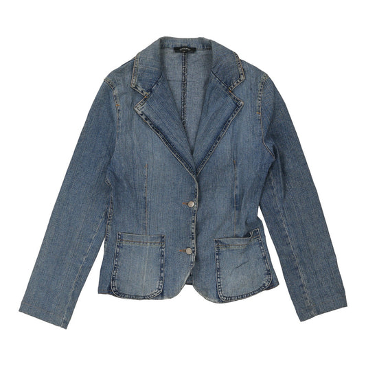 Vintage Denny Rose Denim Jacket - Large Blue Cotton