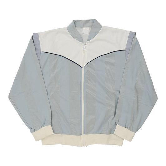 Vintage Unbranded Track Jacket - Small Blue Polyester