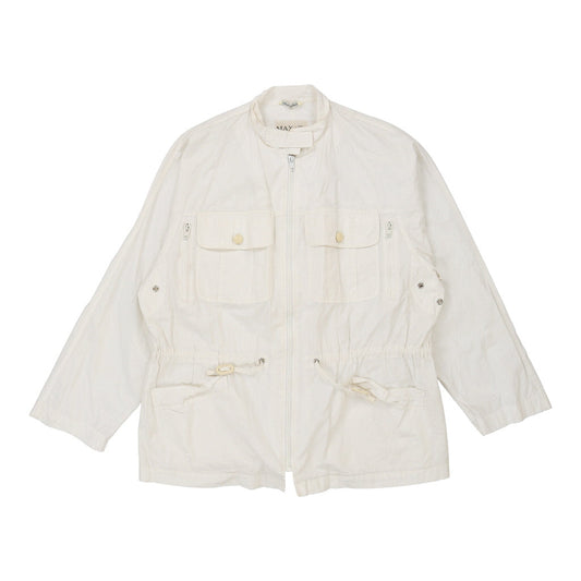 Vintage Max & Co Jacket - XL White Cotton
