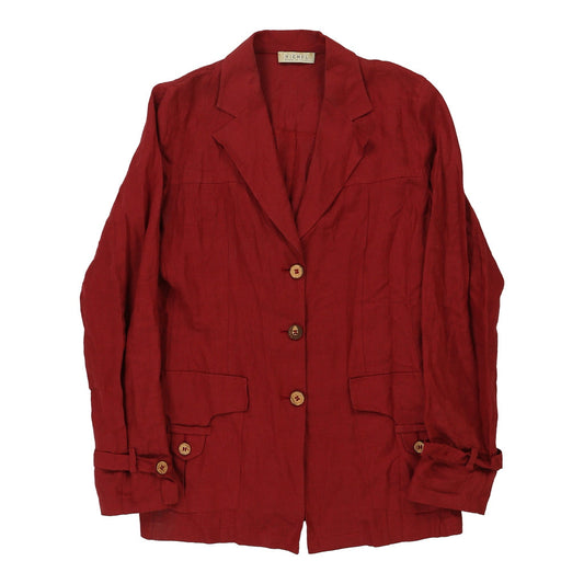 Vintage Nichel Blazer - Small Red Linen