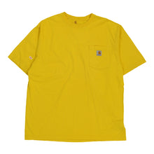  Vintage yellow Carhartt T-Shirt - mens large