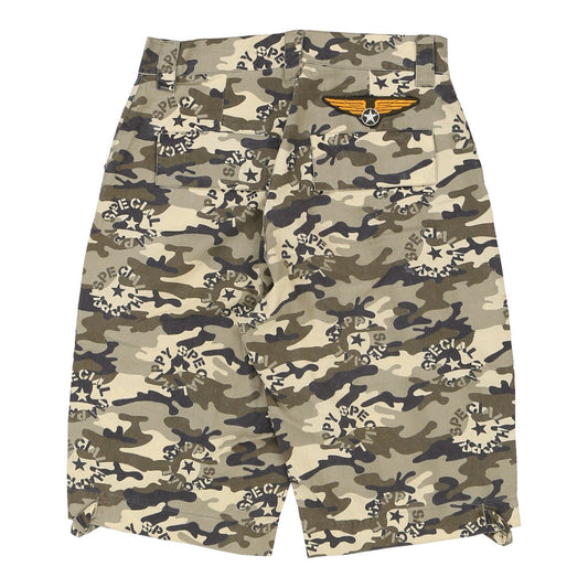 Vintage camo Happy Special Shorts - mens 30" waist