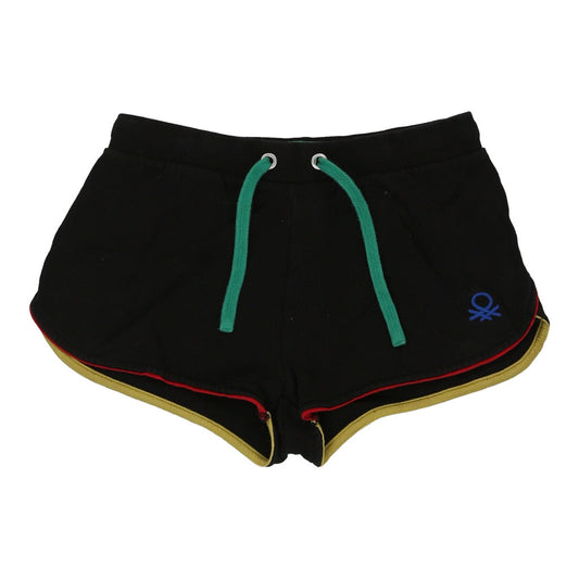 Vintage black Benetton Sport Shorts - womens small
