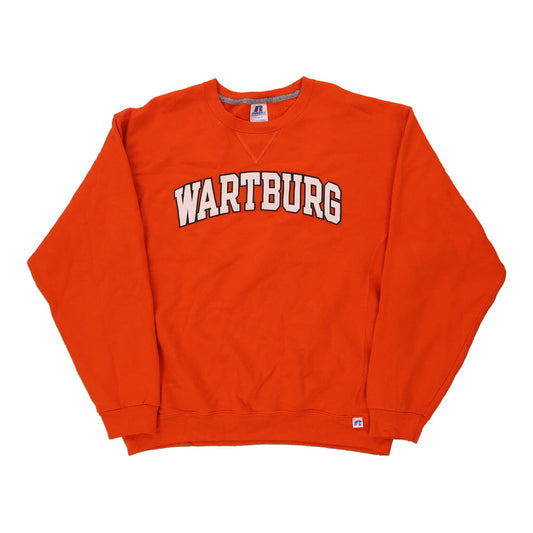 Vintage orange Wartburg Russell Athletic Sweatshirt - mens large
