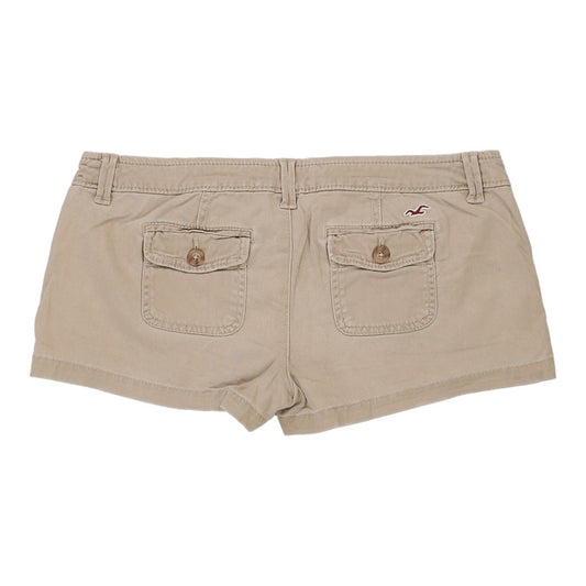 Vintage Hollister Shorts - 32W UK 8 Beige Cotton