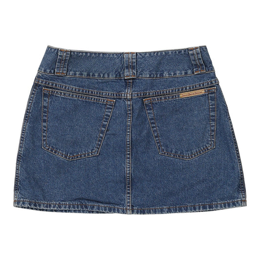 Vintage Sisley Denim Skirt - 28W UK 8 Blue Cotton