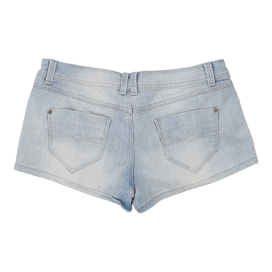 Vintage Pimkie Denim Shorts - 32W UK 10 Light Wash Cotton