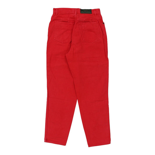 Vintage Henry Cottons Trousers - 26W UK 8 Red Cotton