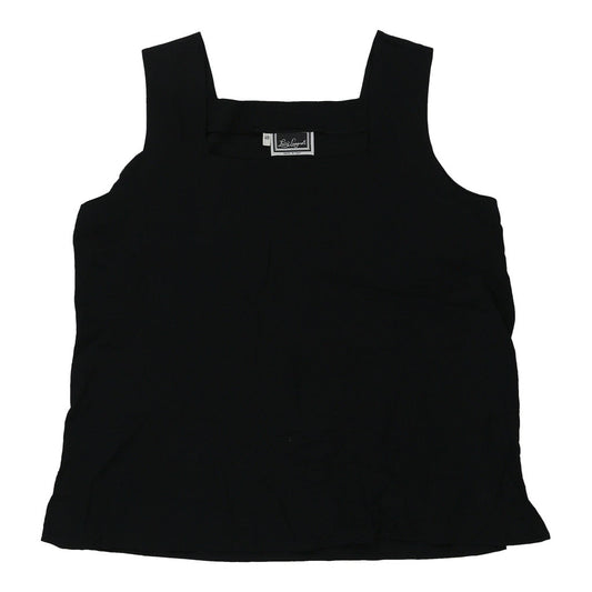 Vintage Luisa Spagnoli Top - Large Black Acetate
