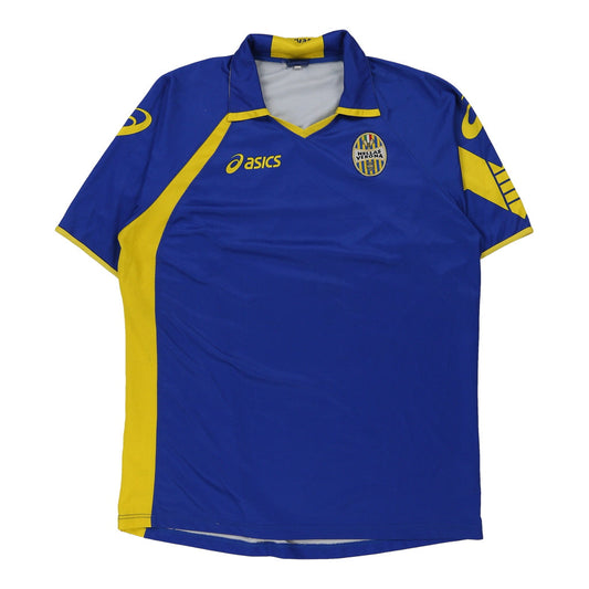 Vintage blue Verona Asics Football Shirt - mens xx-large