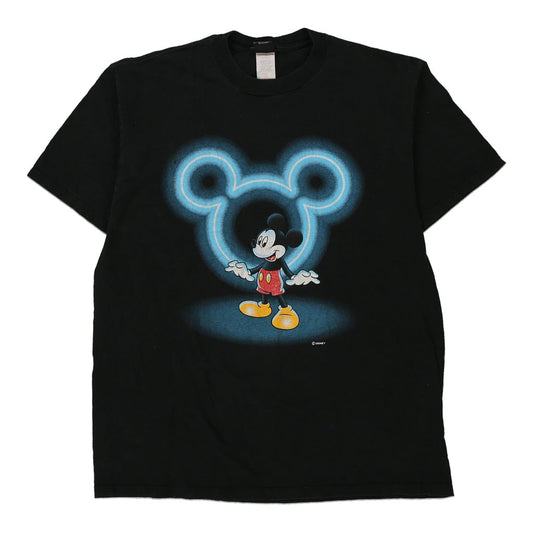 Vintage black Mickey Mouse Mickey Unlimited T-Shirt - mens x-large