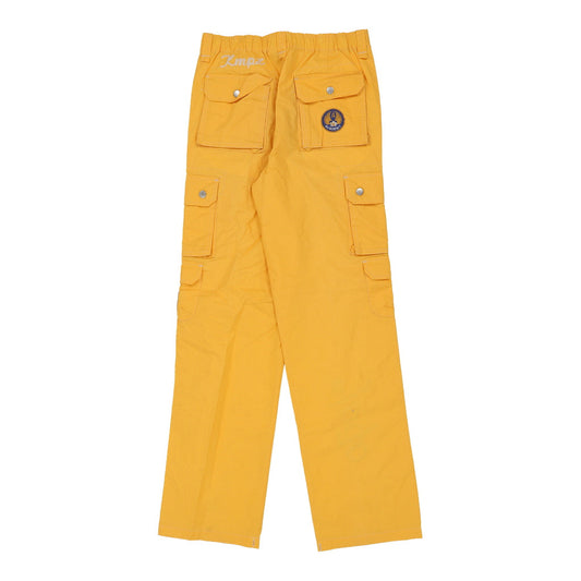 Vintage yellow Wpm Academy Cargo Trousers - mens 32" waist