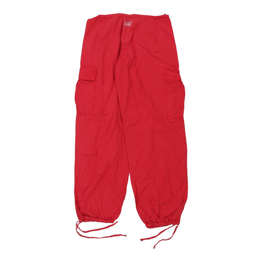 Vintage Freddy Cargo Tracksuit - Medium Red Polyester