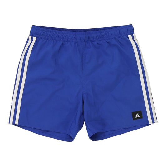 Vintage Age 12-13 Adidas Sport Shorts - Large Blue Polyester