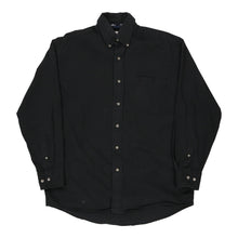  Cowboy Cut Wrangler Shirt - Medium Black Cotton - Thrifted.com