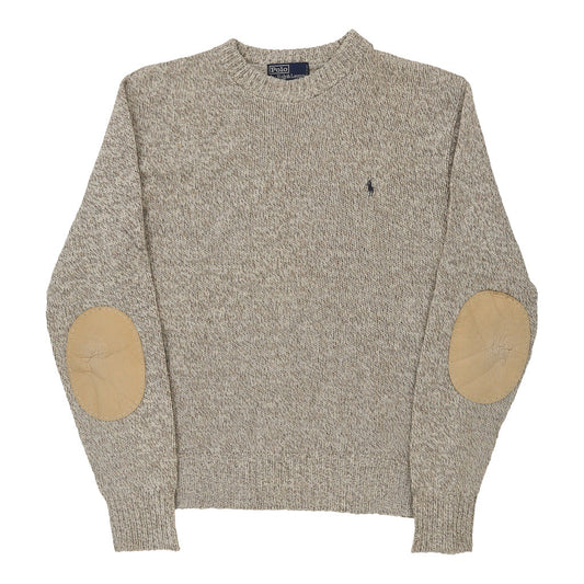 Vintage beige Made in USA Ralph Lauren Jumper - mens large