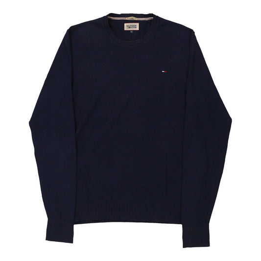 Vintage navy Tommy Hilfiger Jumper - mens x-large