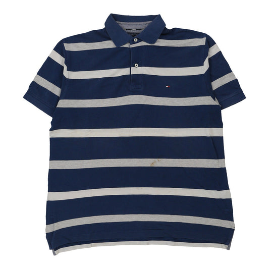 Vintage navy Tommy Hilfiger Polo Shirt - mens large