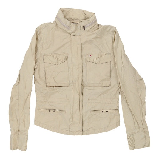 Vintage beige Tommy Hilfiger Jacket - womens large