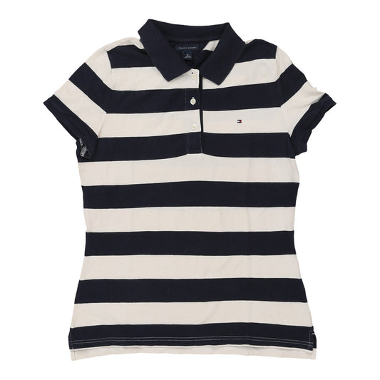 Vintage block colour Tommy Hilfiger Polo Shirt - womens medium