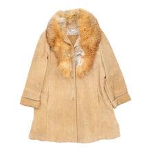  Mirella Pogianni Coat - XL Beige Leather - Thrifted.com