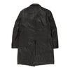 Vintage black Gazzarrini Trench Coat - womens x-large