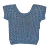 Vintage blue Unbranded Crochet Top - womens medium